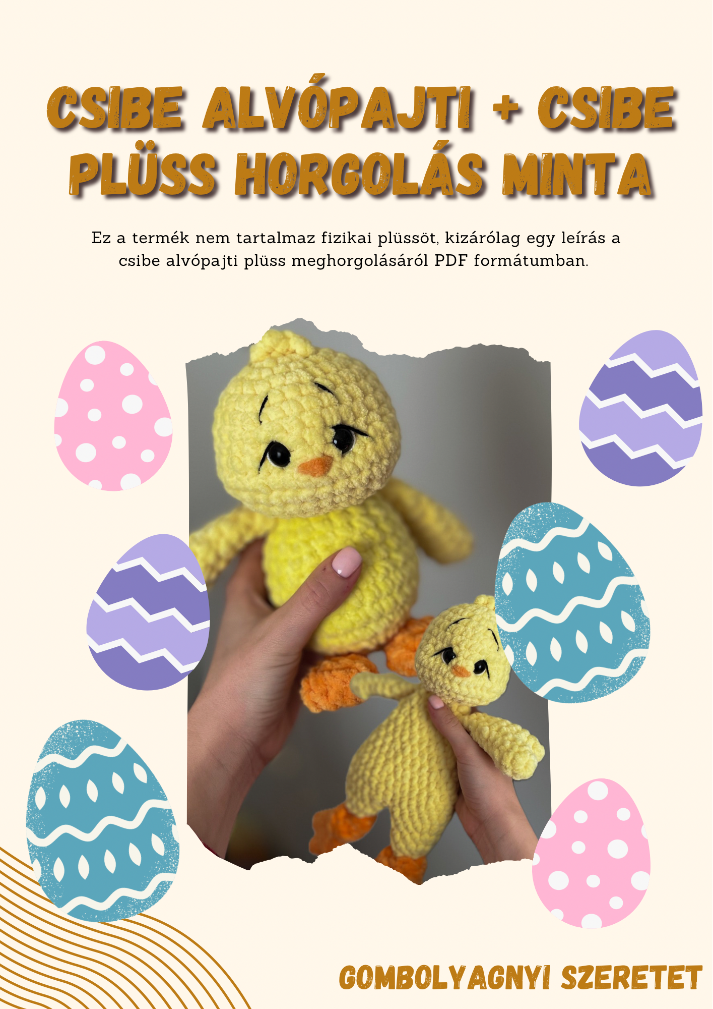 2 Csibe horgolás minta csomag HUN/ENG (PDF)