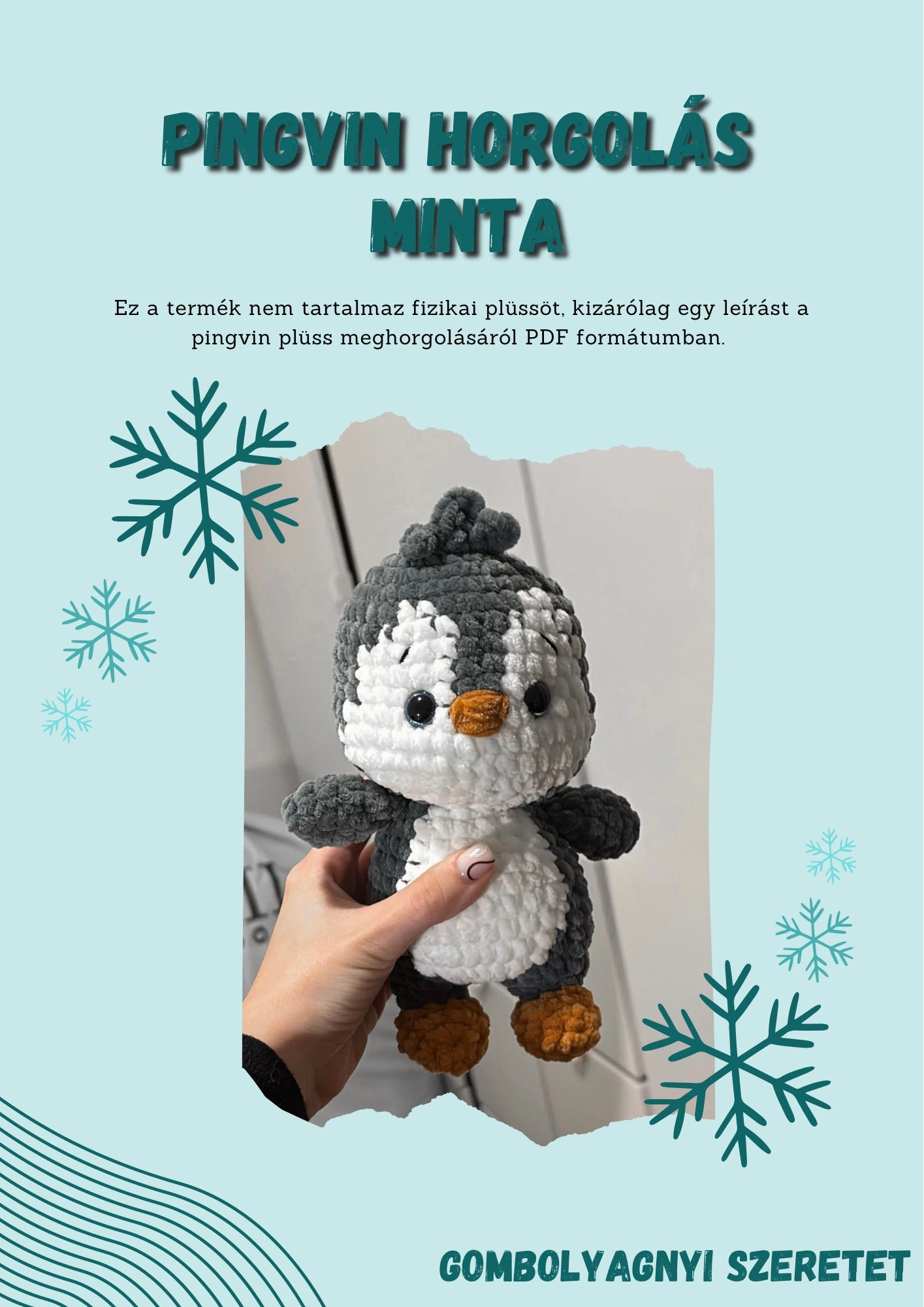 Pingvin horgolás minta HUN/ENG (PDF)
