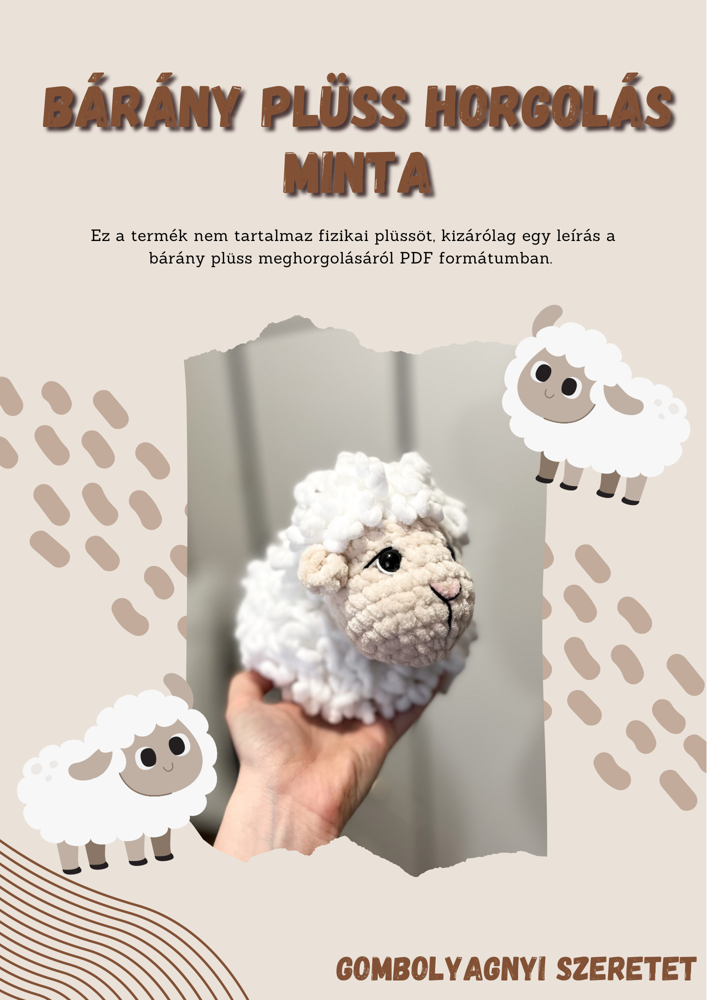 Bárány plüss horgolás minta HUN/ENG (PDF)