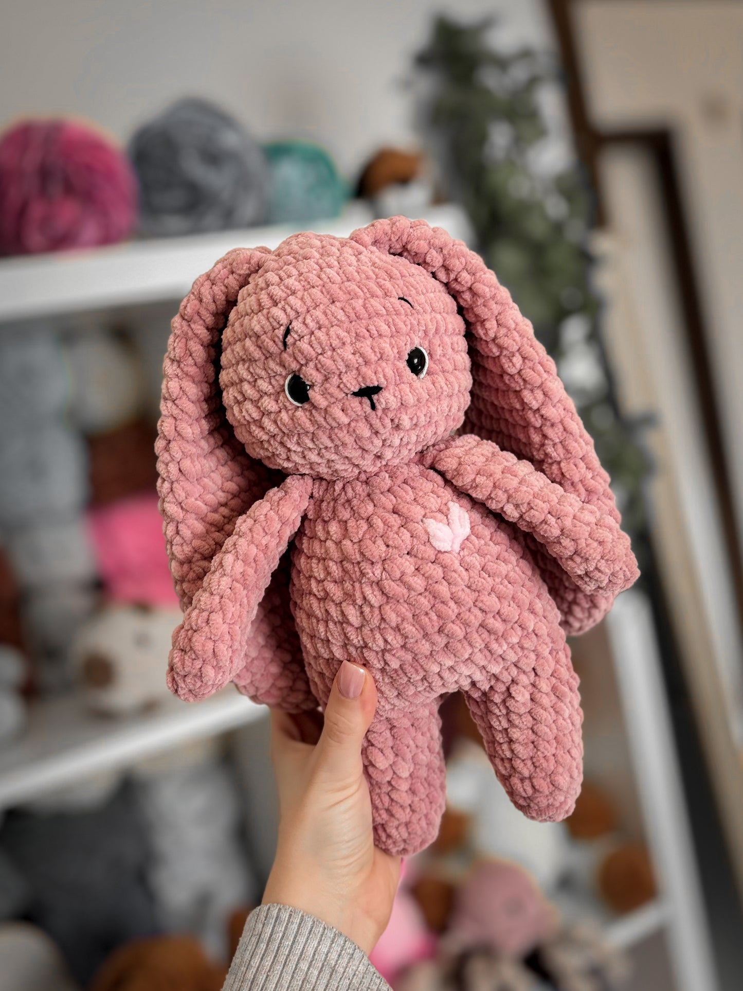 Hosszúfülű nyuszi - rózsaszín