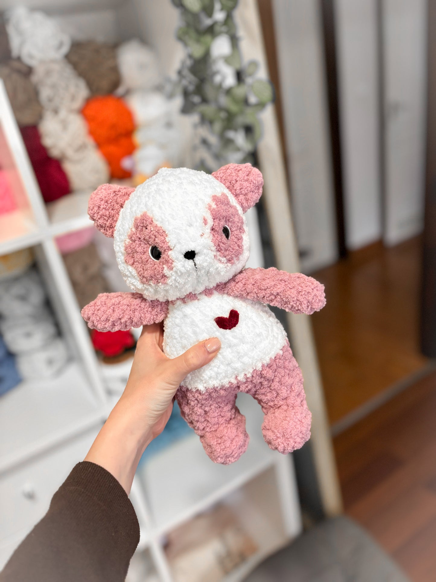 Panda - rózsaszín nagy