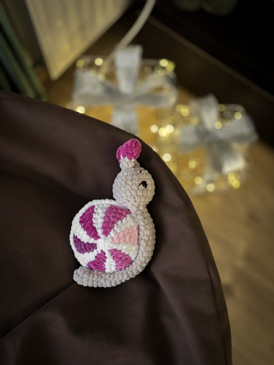 Cukorka csiga - rózsaszín