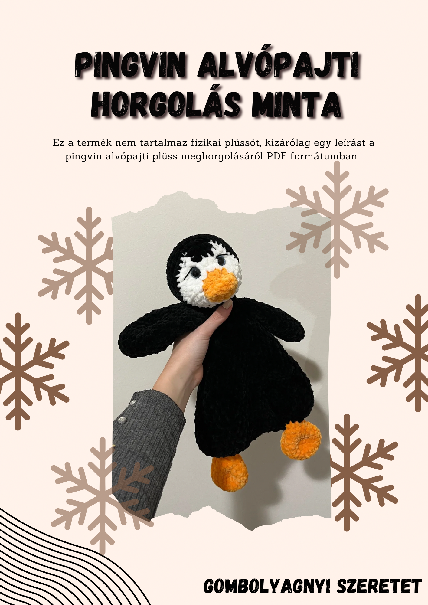 Pingvin alvópajti horgolás minta HUN/ENG (PDF)