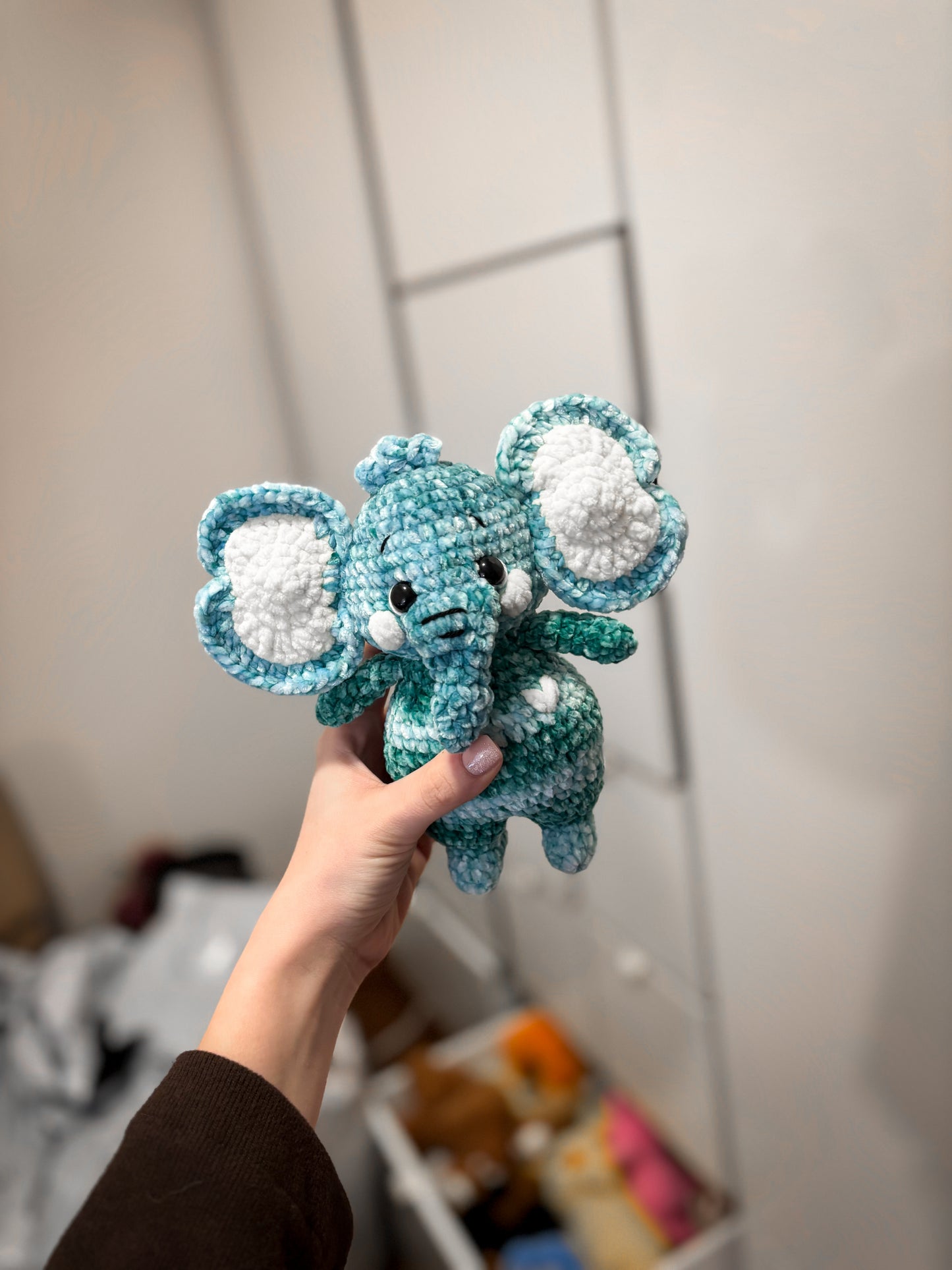 Elefánt - kék mini