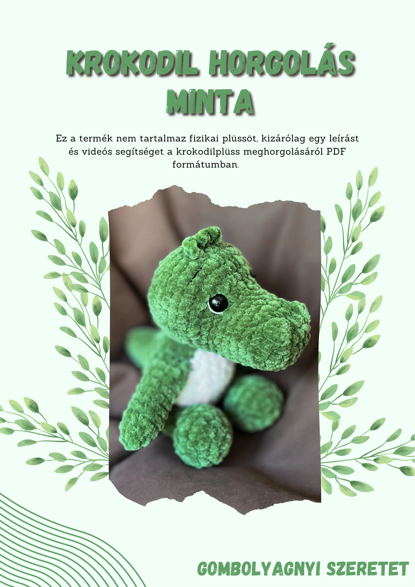 Krokodil horgolás minta HUN/ENG (PDF)