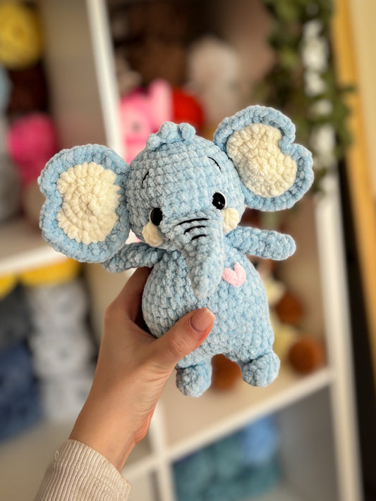 Elefánt - kék mini