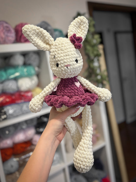 Szoknyás nyuszi - lila