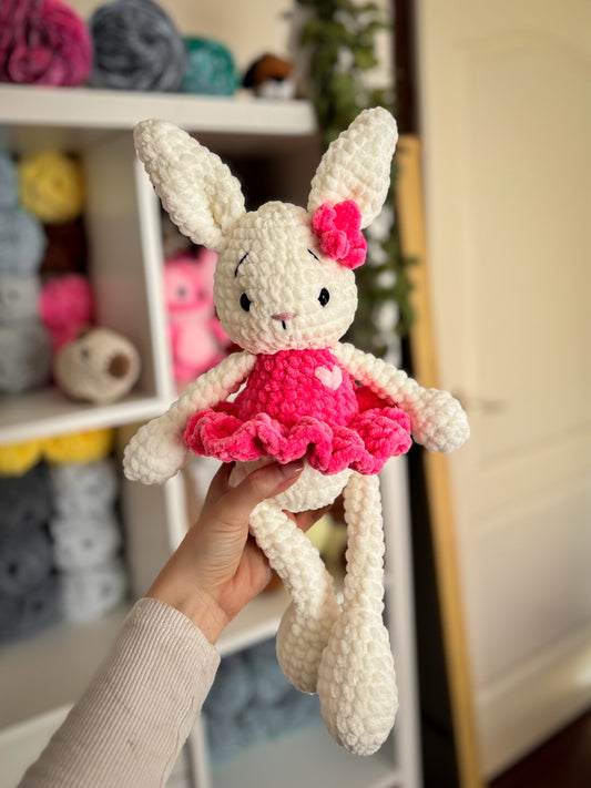 Szoknyás nyuszi - rózsaszín