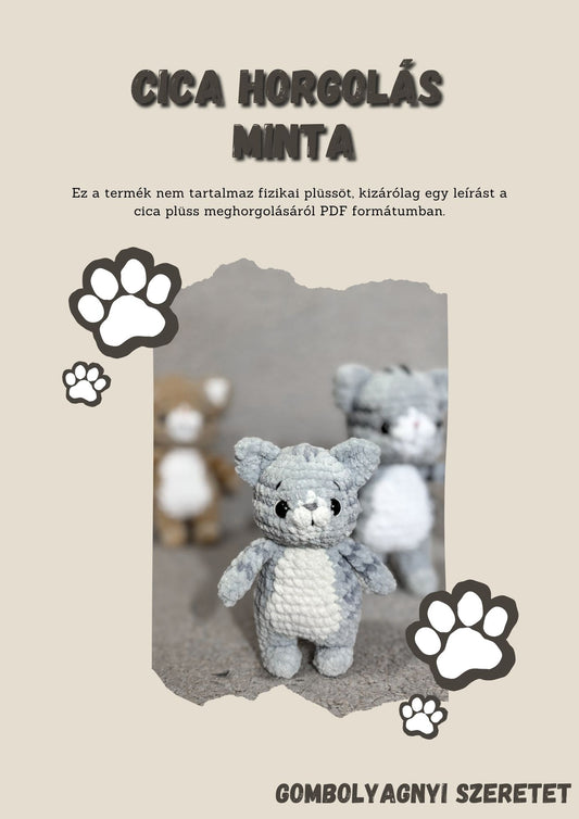 Cica horgolás minta HUN/ENG (PDF)