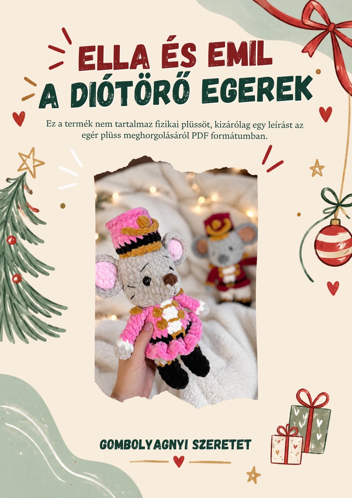 Diótörő egerek horgolás minta HUN/ENG (PDF)