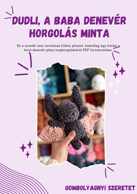 Dudli a baba denevér horgolás minta HUN/ENG (PDF)