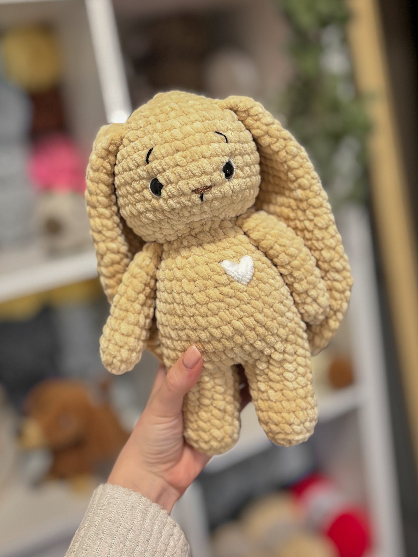 Hosszúfülű nyuszi - bézs