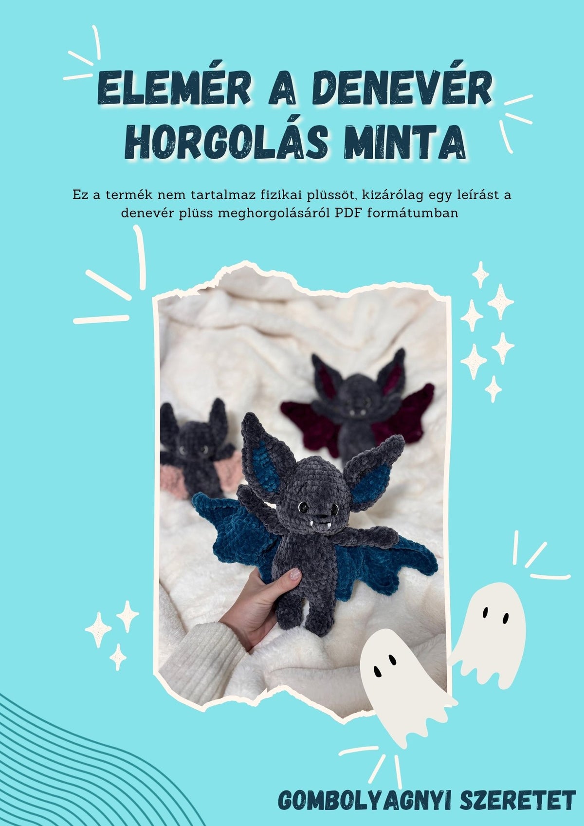 Elemér a denevér horgolás minta HUN/ENG (PDF)