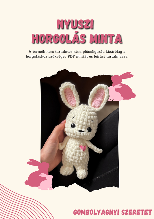 Nyuszi horgolás minta HUN/ENG (PDF)